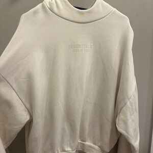 Fear of God Essentials Cream Turtleneck Sweater
